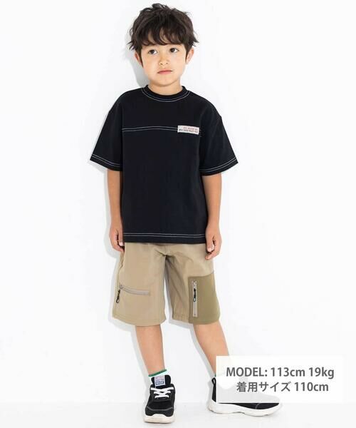 WASK / ワスク ショート・ハーフ・半端丈パンツ | 5.5分丈ファスナーポケットパンツ(100~160cm) | 詳細2