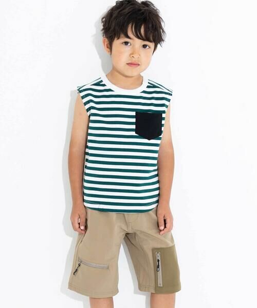 WASK / ワスク ショート・ハーフ・半端丈パンツ | 5.5分丈ファスナーポケットパンツ(100~160cm) | 詳細7