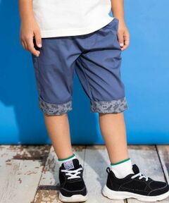 WASK / ワスク ショート・ハーフ・半端丈パンツ | 6分丈裾恐竜柄パンツ(100~160cm)