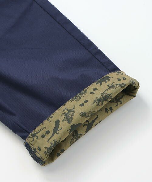 WASK / ワスク ショート・ハーフ・半端丈パンツ | 6分丈裾恐竜柄パンツ(100~160cm) | 詳細6