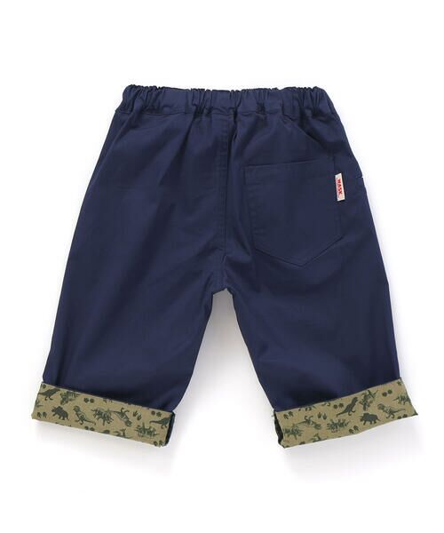 WASK / ワスク ショート・ハーフ・半端丈パンツ | 6分丈裾恐竜柄パンツ(100~160cm) | 詳細4