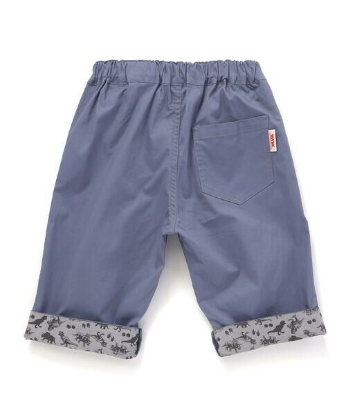 WASK / ワスク ショート・ハーフ・半端丈パンツ | 6分丈裾恐竜柄パンツ(100~160cm) | 詳細12