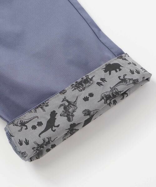WASK / ワスク ショート・ハーフ・半端丈パンツ | 6分丈裾恐竜柄パンツ(100~160cm) | 詳細19