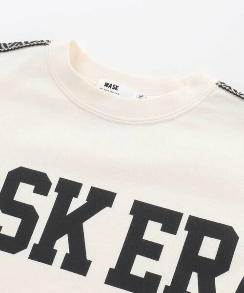 WASK / ワスク Tシャツ | 【速乾】【お揃い】袖柄テープ天竺Tシャツ(100~160cm) | 詳細7