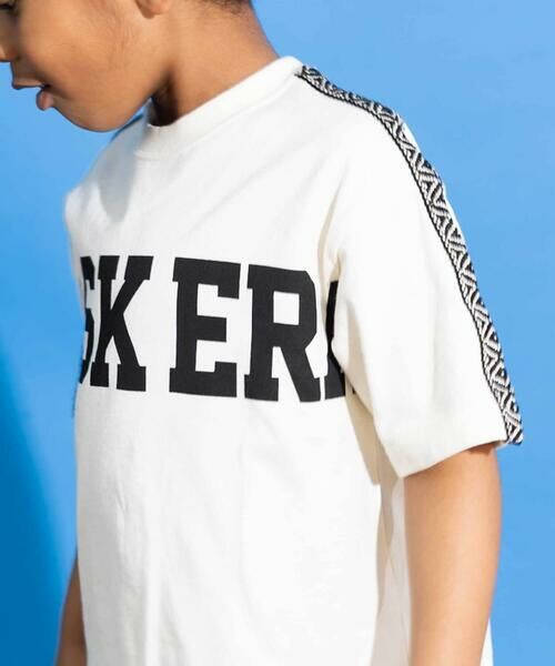 WASK / ワスク Tシャツ | 【速乾】【お揃い】袖柄テープ天竺Tシャツ(100~160cm) | 詳細4