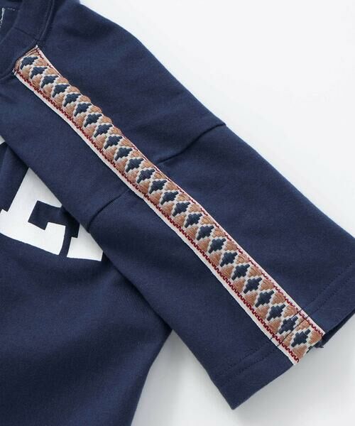 WASK / ワスク Tシャツ | 【速乾】【お揃い】袖柄テープ天竺Tシャツ(100~160cm) | 詳細17