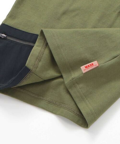 WASK / ワスク Tシャツ | 【速乾】ナイロン＋メッシュポケット天竺Tシャツ(100~160cm) | 詳細13