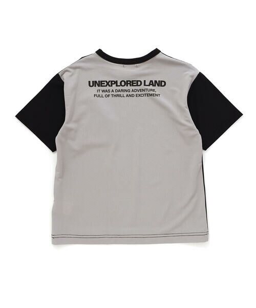 WASK / ワスク Tシャツ | 【接触冷感/速乾】【お揃い】ファスナーポケット配色速乾メッシュTシャツ(110~160cm) | 詳細5