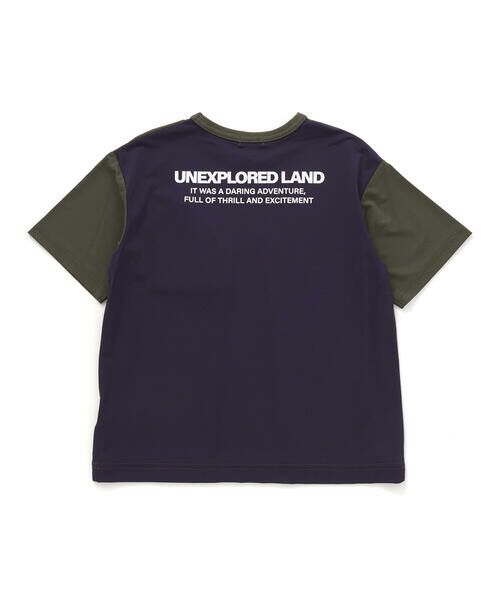 WASK / ワスク Tシャツ | 【接触冷感/速乾】【お揃い】ファスナーポケット配色速乾メッシュTシャツ(110~160cm) | 詳細11