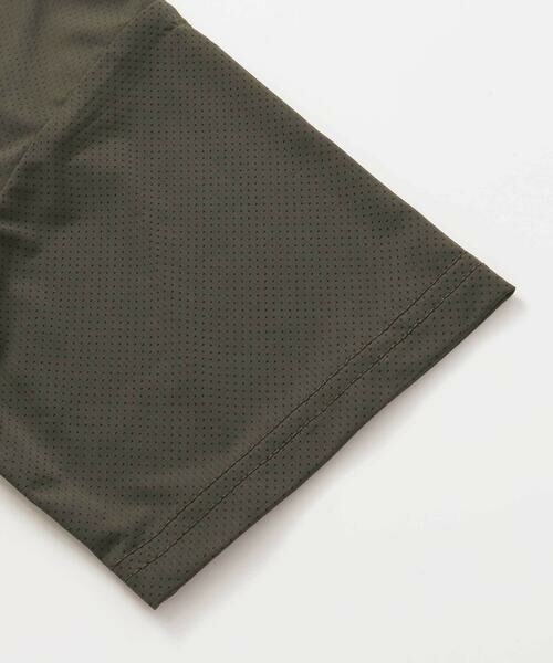 WASK / ワスク Tシャツ | 【接触冷感/速乾】【お揃い】ファスナーポケット配色速乾メッシュTシャツ(110~160cm) | 詳細14