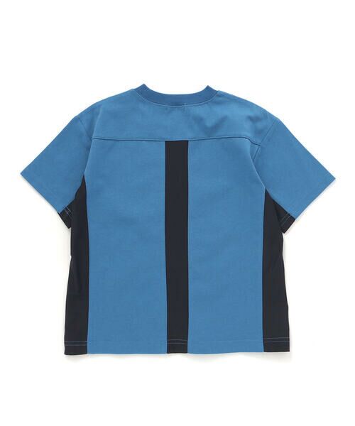 WASK / ワスク Tシャツ | 【接触冷感】メッシュ切り替えロゴプリント天竺Tシャツ(110~160cm) | 詳細5