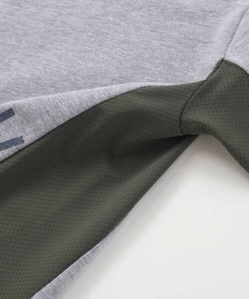 WASK / ワスク Tシャツ | 【接触冷感】メッシュ切り替えロゴプリント天竺Tシャツ(110~160cm) | 詳細13