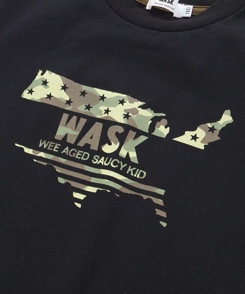 WASK / ワスク Tシャツ | 【接触冷感】WASKアイコン迷彩柄天竺Tシャツ(100~160cm) | 詳細6