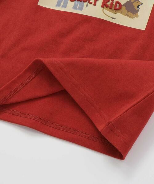 WASK / ワスク Tシャツ | 【速乾】アニマルプリントロゴエンボス天竺Tシャツ(80~140cm) | 詳細13