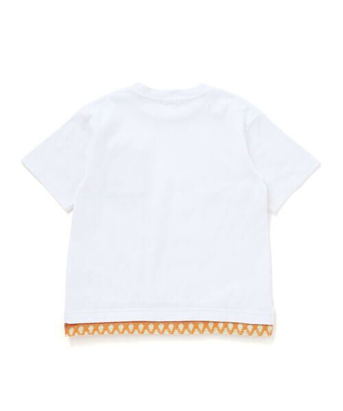 WASK / ワスク Tシャツ | 【速乾】柄レースレイヤード風BIGTシャツ(100~160cm) | 詳細5