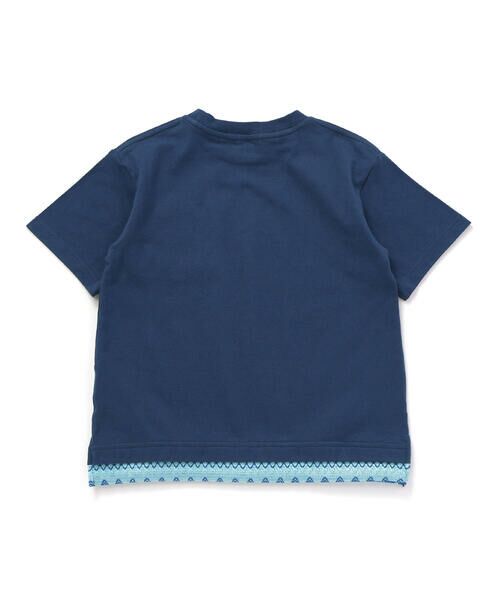 WASK / ワスク Tシャツ | 【速乾】柄レースレイヤード風BIGTシャツ(100~160cm) | 詳細10