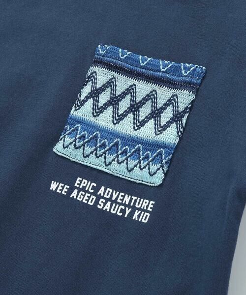 WASK / ワスク Tシャツ | 【速乾】柄レースレイヤード風BIGTシャツ(100~160cm) | 詳細12