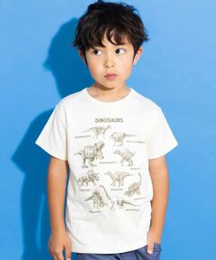 WASK / ワスク Tシャツ | 【速乾】恐竜図鑑プリントTシャツ(80~160cm)