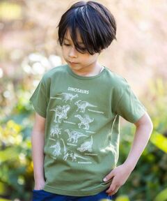 WASK / ワスク Tシャツ | 【速乾】恐竜図鑑プリントTシャツ(80~160cm)