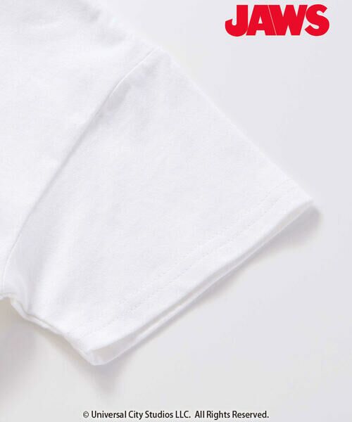 WASK / ワスク Tシャツ | 【JAWS(ジョーズ)】 リアルプリント&ワッペン天竺Tシャツ(100~160cm) | 詳細10