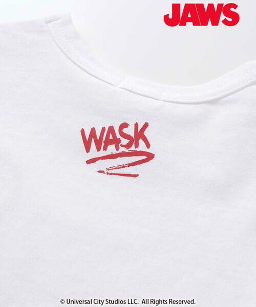 WASK / ワスク Tシャツ | 【JAWS(ジョーズ)】 リアルプリント&ワッペン天竺Tシャツ(100~160cm) | 詳細11