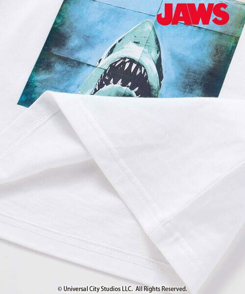 WASK / ワスク Tシャツ | 【JAWS(ジョーズ)】 リアルプリント&ワッペン天竺Tシャツ(100~160cm) | 詳細12