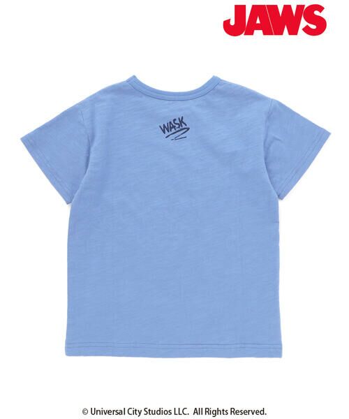 WASK / ワスク Tシャツ | 【JAWS(ジョーズ)】 レトロイラスト&WASKロゴスラブ天竺Tシャツ(100~160cm) | 詳細2