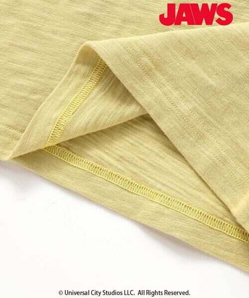 WASK / ワスク Tシャツ | 【JAWS(ジョーズ)】 レトロイラスト&WASKロゴスラブ天竺Tシャツ(100~160cm) | 詳細13