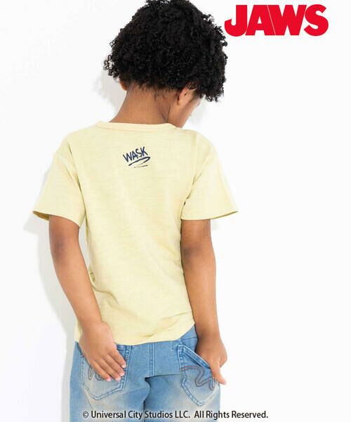 WASK / ワスク Tシャツ | 【JAWS(ジョーズ)】 レトロイラスト&WASKロゴスラブ天竺Tシャツ(100~160cm) | 詳細5