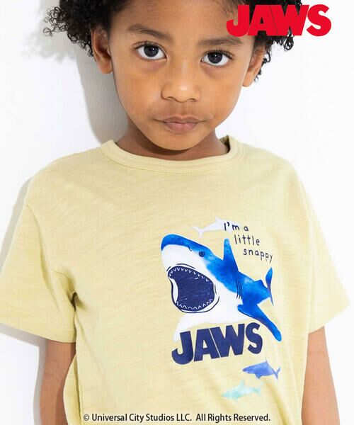 WASK / ワスク Tシャツ | 【JAWS(ジョーズ)】 レトロイラスト&WASKロゴスラブ天竺Tシャツ(100~160cm) | 詳細6