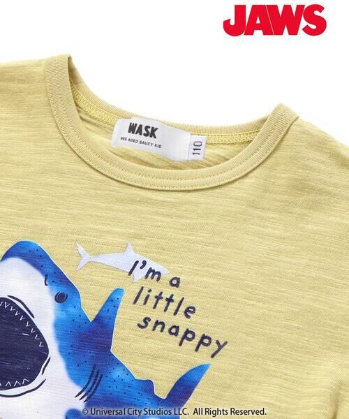 WASK / ワスク Tシャツ | 【JAWS(ジョーズ)】 レトロイラスト&WASKロゴスラブ天竺Tシャツ(100~160cm) | 詳細9