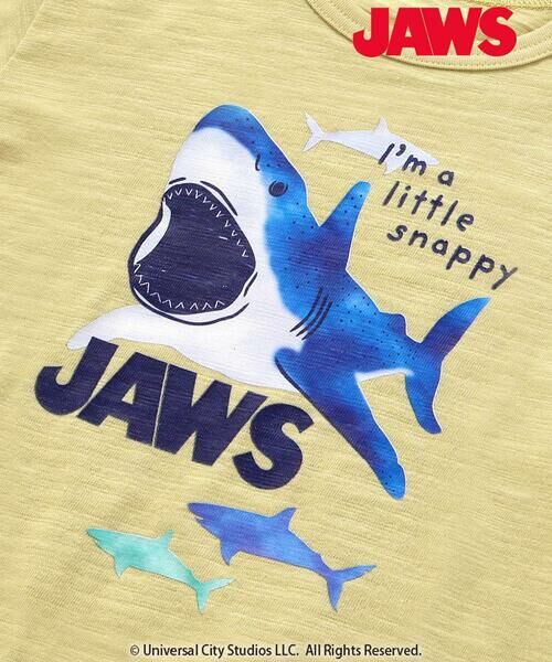 WASK / ワスク Tシャツ | 【JAWS(ジョーズ)】 レトロイラスト&WASKロゴスラブ天竺Tシャツ(100~160cm) | 詳細10