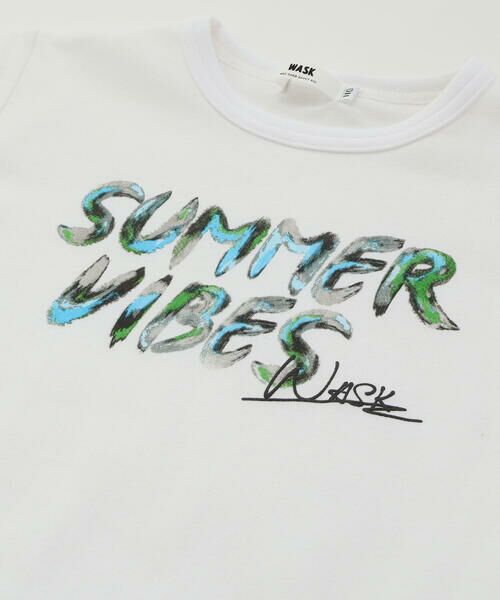 WASK / ワスク セットアップ | 手書き風ロゴTシャツ&バンダナセット(100~160cm) | 詳細6