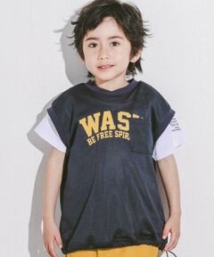 WASK / ワスク セットアップ | ドロストメッシュトップス＆Tシャツセット(110~160cm)