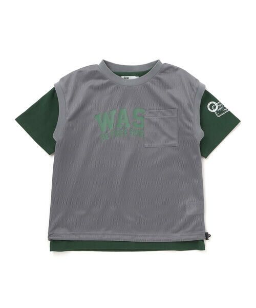 WASK / ワスク セットアップ | ドロストメッシュトップス&Tシャツセット(110~160cm) | 詳細10
