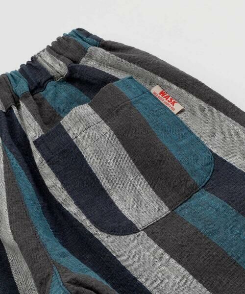 WASK / ワスク ショート・ハーフ・半端丈パンツ | 5分丈マルチカラーストライプパンツ(100~160cm) | 詳細9