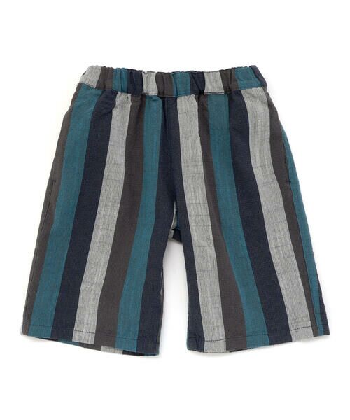 WASK / ワスク ショート・ハーフ・半端丈パンツ | 5分丈マルチカラーストライプパンツ(100~160cm) | 詳細4
