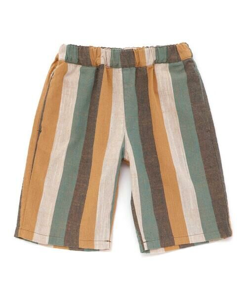 WASK / ワスク ショート・ハーフ・半端丈パンツ | 5分丈マルチカラーストライプパンツ(100~160cm) | 詳細13