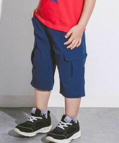 WASK / ワスク カーゴパンツ | 6分丈ガラ切り替えリップストップカーゴパンツ(100~160cm)