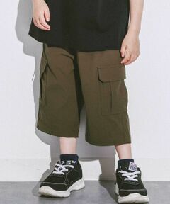 WASK / ワスク カーゴパンツ | 6分丈ガラ切り替えリップストップカーゴパンツ(100~160cm)