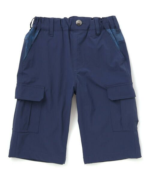 WASK / ワスク カーゴパンツ | 6分丈ガラ切り替えリップストップカーゴパンツ(100~160cm) | 詳細4