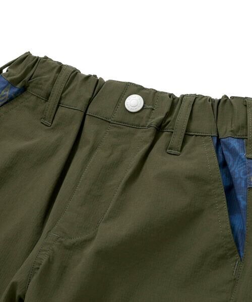 WASK / ワスク カーゴパンツ | 6分丈ガラ切り替えリップストップカーゴパンツ(100~160cm) | 詳細10