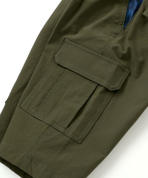 WASK / ワスク カーゴパンツ | 6分丈ガラ切り替えリップストップカーゴパンツ(100~160cm) | 詳細13