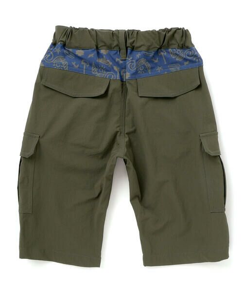 WASK / ワスク カーゴパンツ | 6分丈ガラ切り替えリップストップカーゴパンツ(100~160cm) | 詳細9