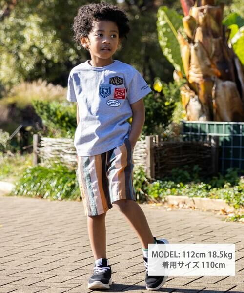 WASK / ワスク Tシャツ | 【接触冷感】ロゴワッペンTシャツ(100~160cm) | 詳細9