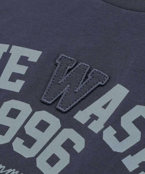 WASK / ワスク Tシャツ | 【接触冷感/速乾】シャツレイヤード風ロゴパッチワークデザインTシャツ(100~160cm) | 詳細13