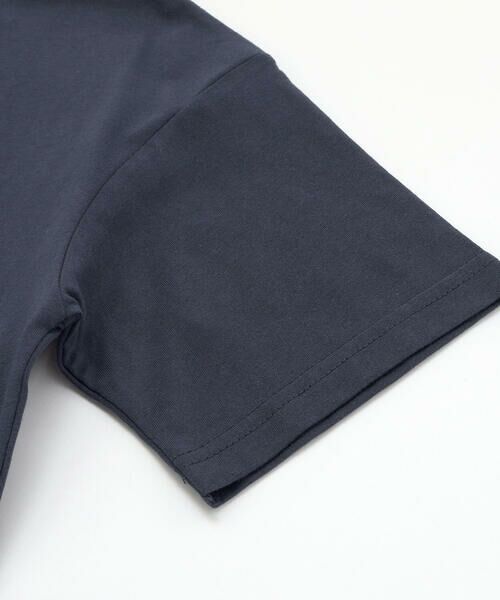 WASK / ワスク Tシャツ | 【接触冷感/速乾】シャツレイヤード風ロゴパッチワークデザインTシャツ(100~160cm) | 詳細14