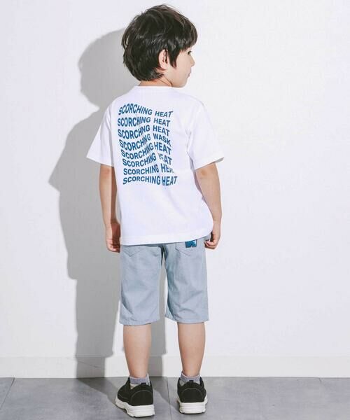 WASK / ワスク Tシャツ | 【接触冷感】テープポケットウェーブロゴTシャツ(110~160cm) | 詳細2