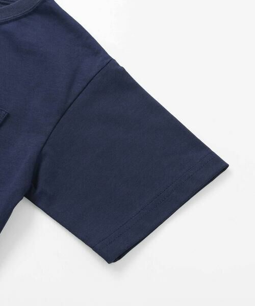 WASK / ワスク Tシャツ | 【接触冷感】テープポケットウェーブロゴTシャツ(110~160cm) | 詳細13