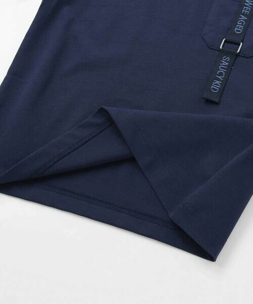 WASK / ワスク Tシャツ | 【接触冷感】テープポケットウェーブロゴTシャツ(110~160cm) | 詳細14